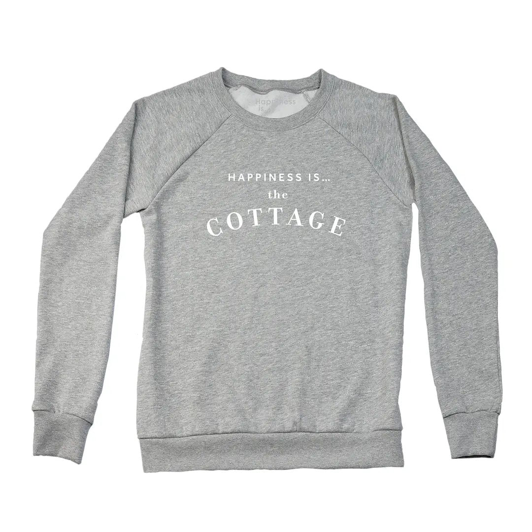 Women's Cottage Crew Sweatshirt, Heather Grey by Cottage Collection