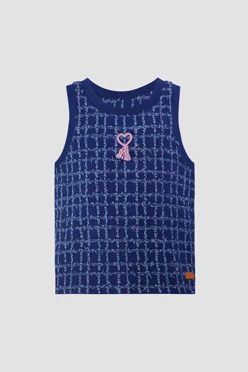 Distressed Heart Tank Top by Hideout
