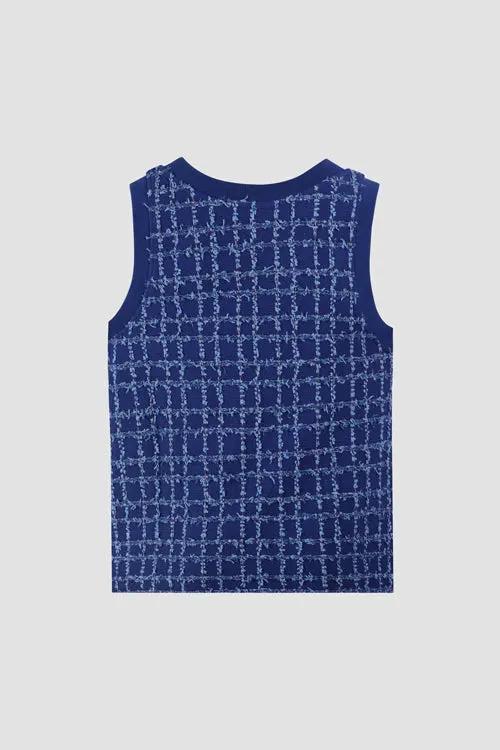 Distressed Heart Tank Top by Hideout