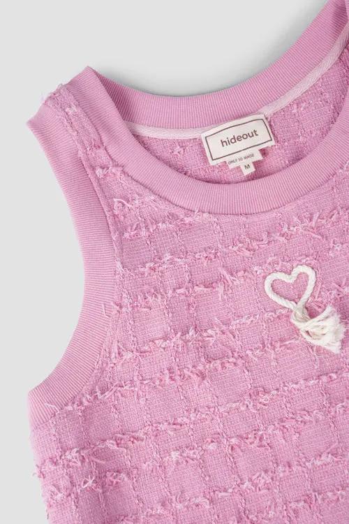 Distressed Heart Tank Top by Hideout