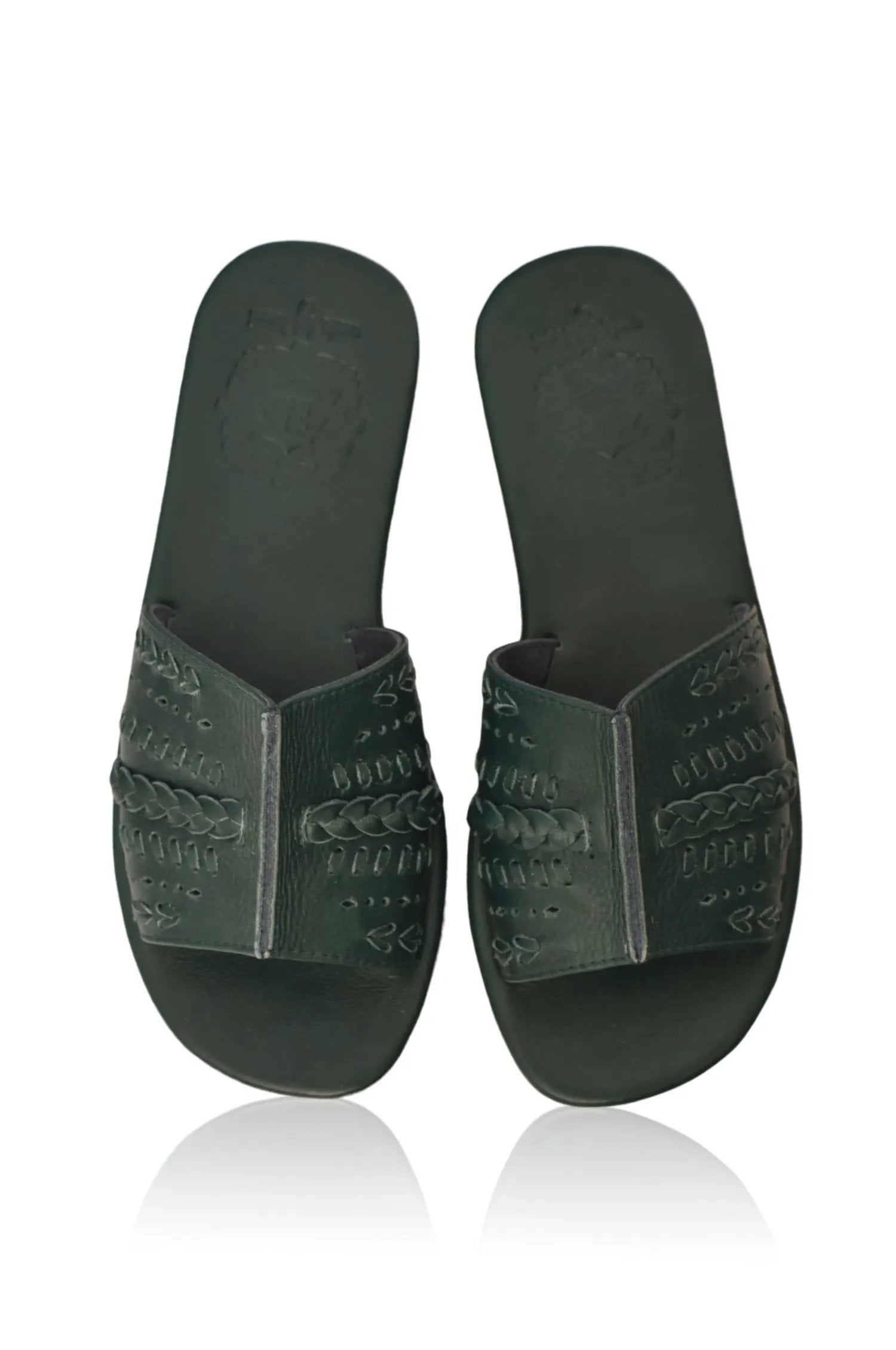 Dolce Vita Leather Slide Sandals by ELF