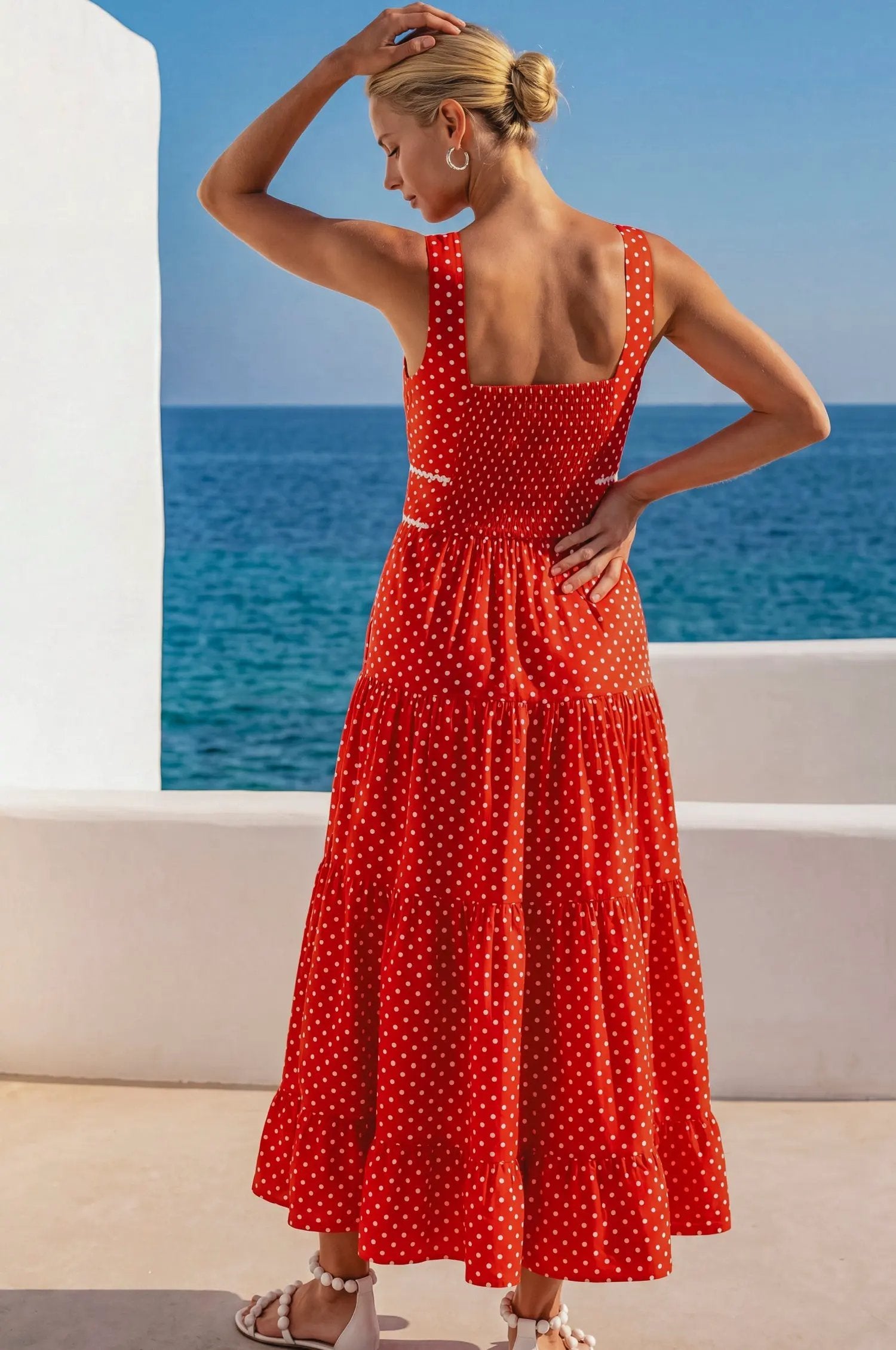 Elysia Cotton Tiered Maxi Dress by ELF