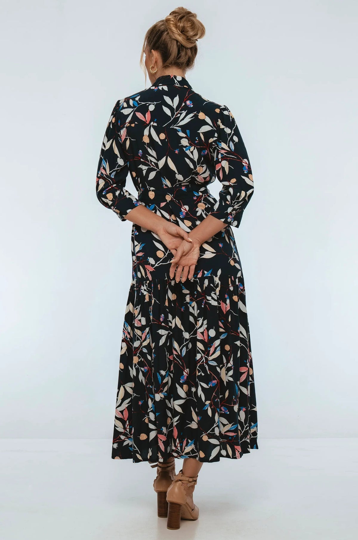 Colette Long Sleeve Shirt Dress by ELF