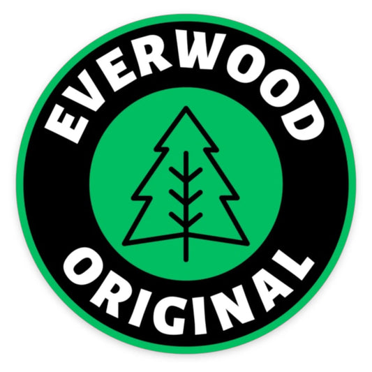 Tree Logo Circle Sticker by Everwood Original