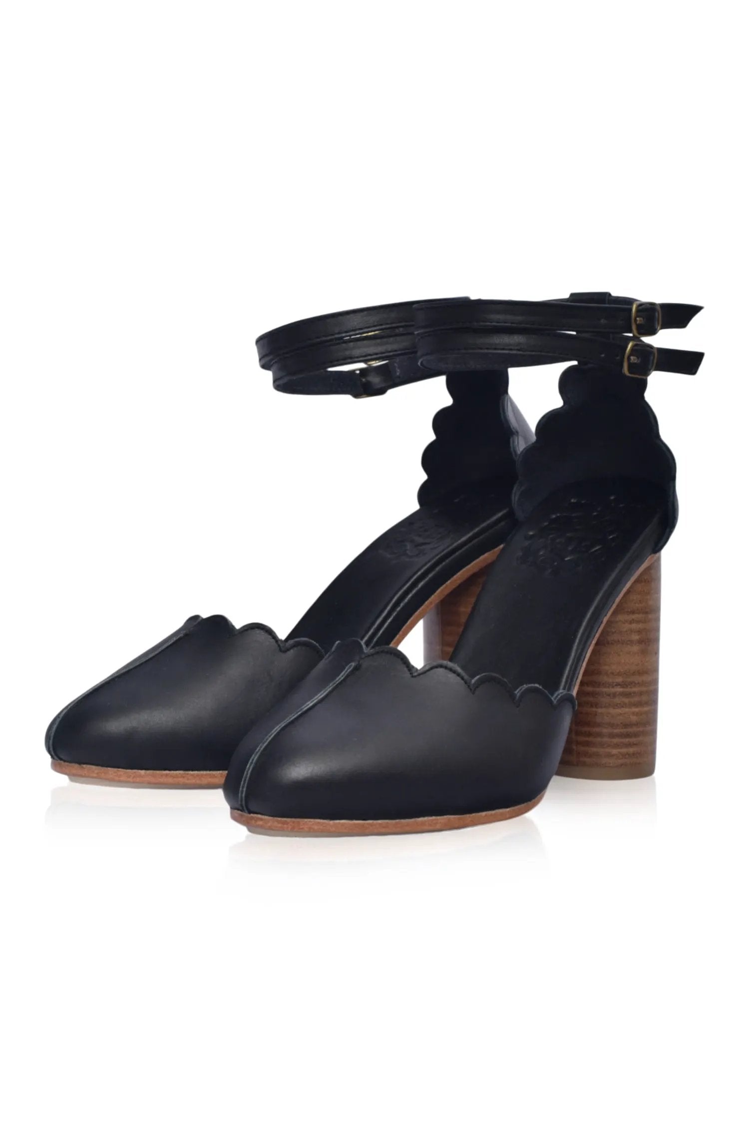 Flamingo Leather Heels (Sz. 8 & 9.5, 10) by ELF