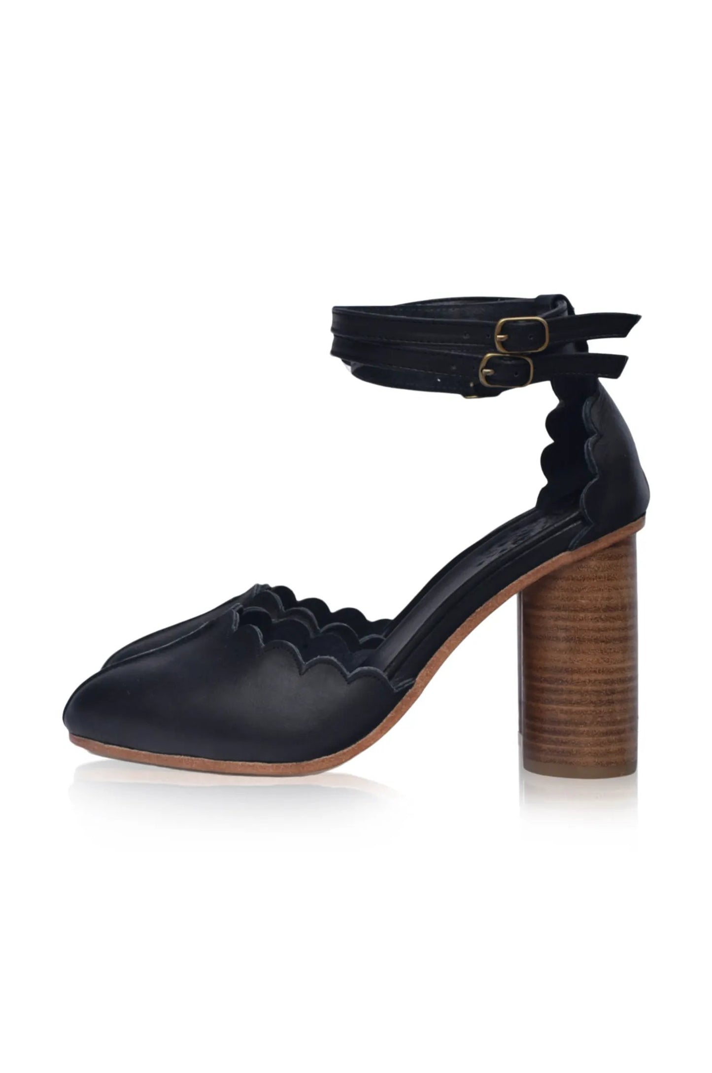 Flamingo Leather Heels (Sz. 8 & 9.5, 10) by ELF