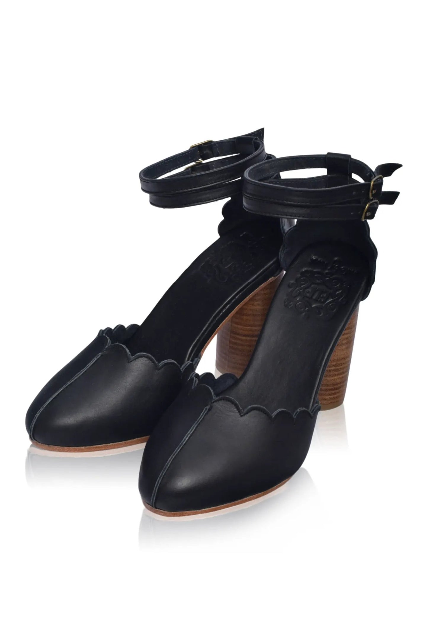 Flamingo Leather Heels (Sz. 8 & 9.5, 10) by ELF