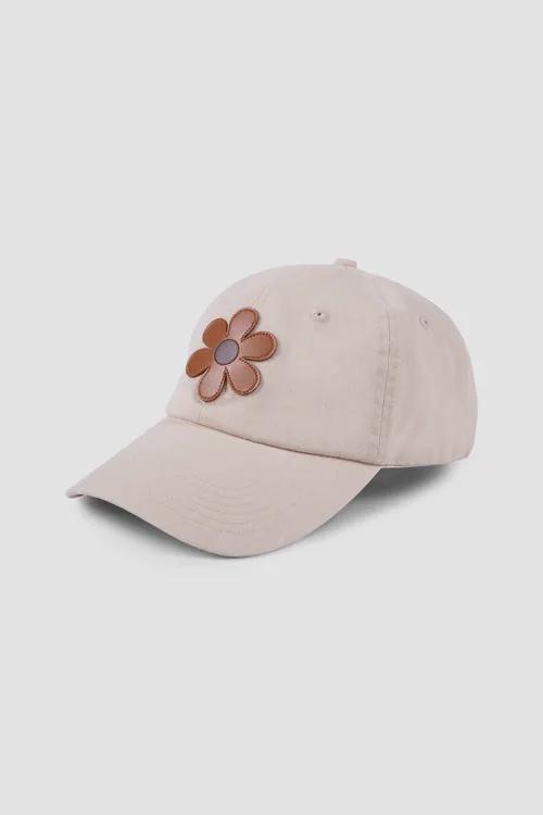 Flower Leather Vintage Dad Cap by Hideout