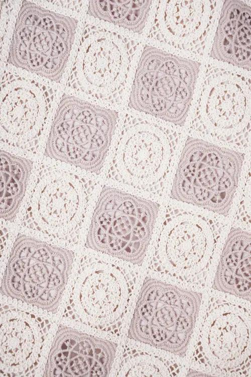 Flower Pattern Crochet Shorts by Hideout