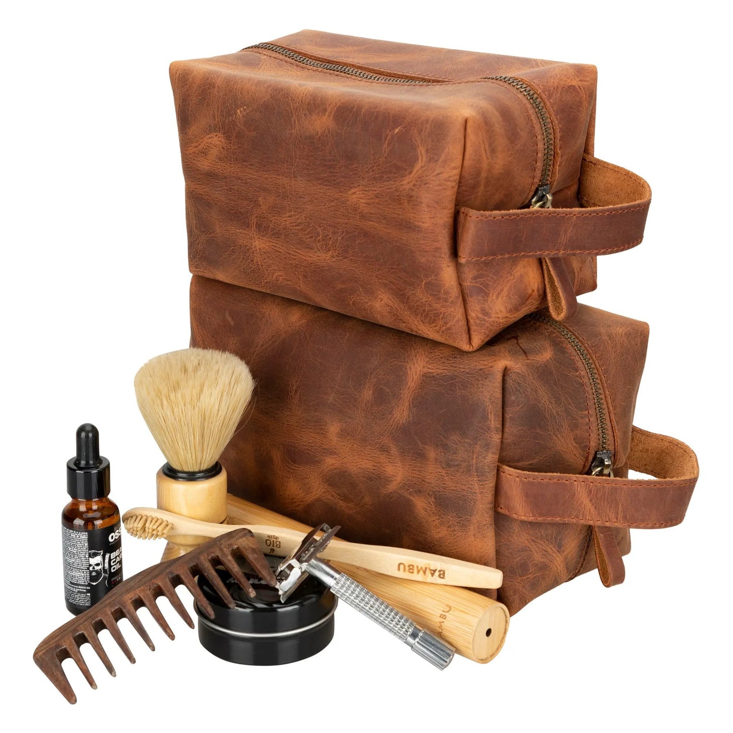 Eve Leather Dopp Kit, Large by TORONATA