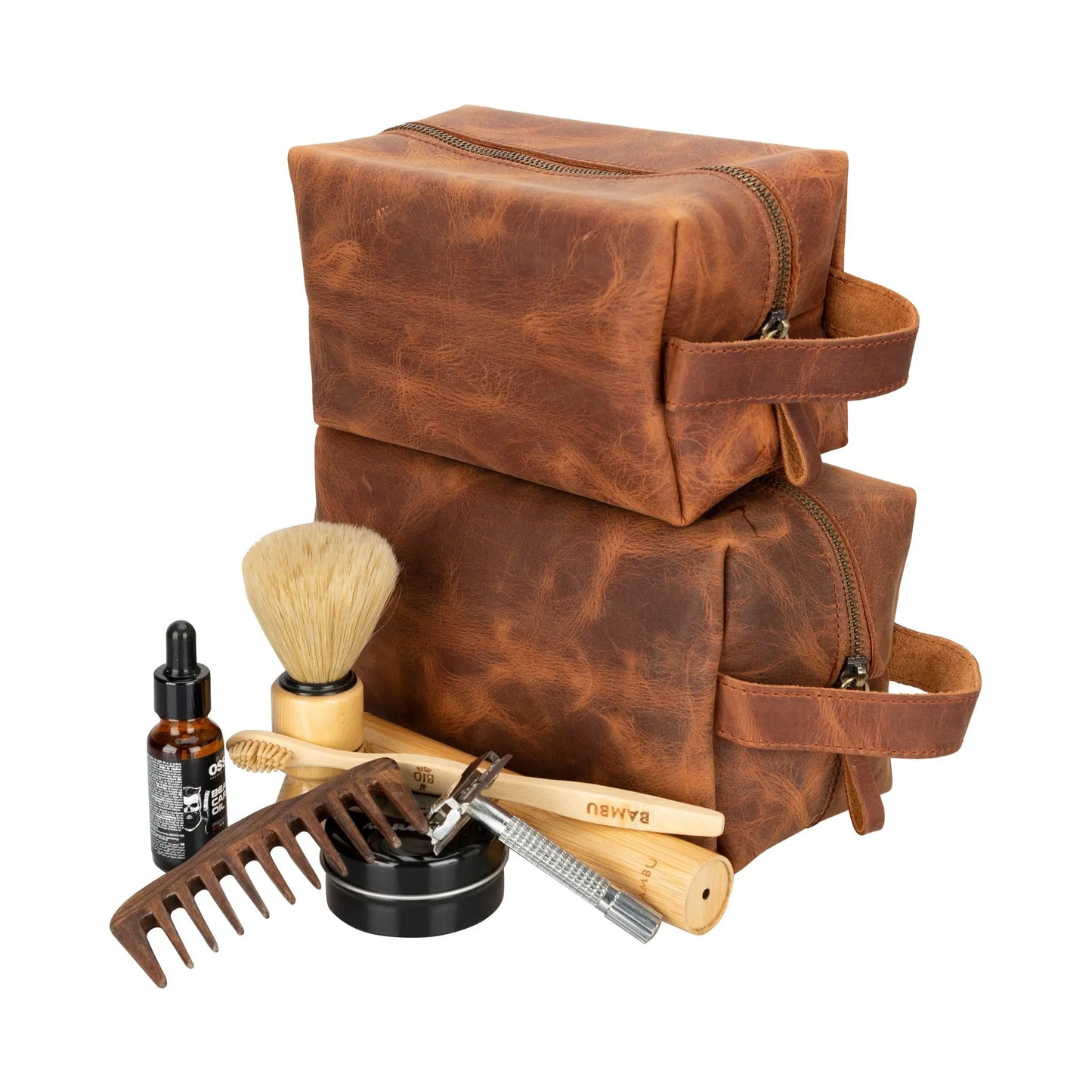 Eve Leather Dopp Kit, X Large by TORONATA