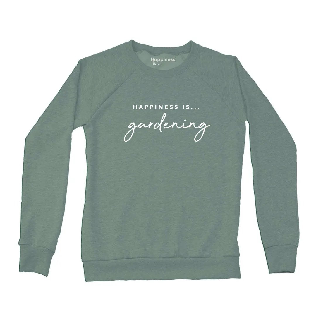 Women's Gardening Crew Sweatshirt, Sage by Gardening