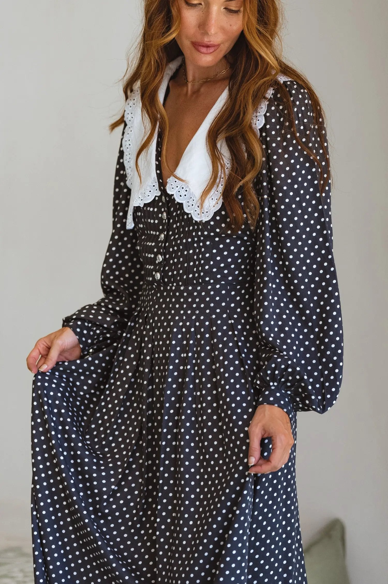 Glory Long Sleeve Midi Dress (Sale) by ELF