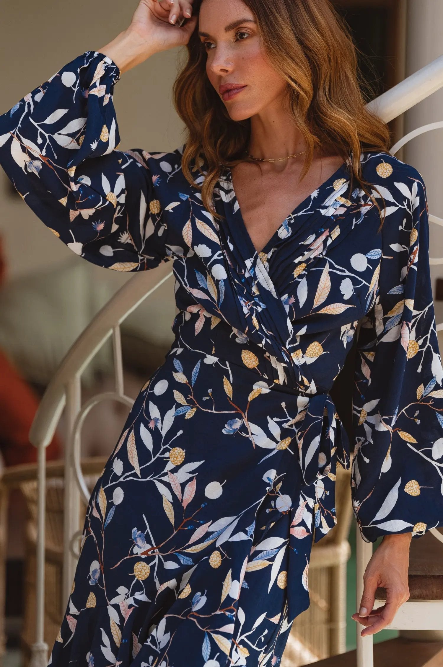 Golden Hour Wrap High Low Dress by ELF