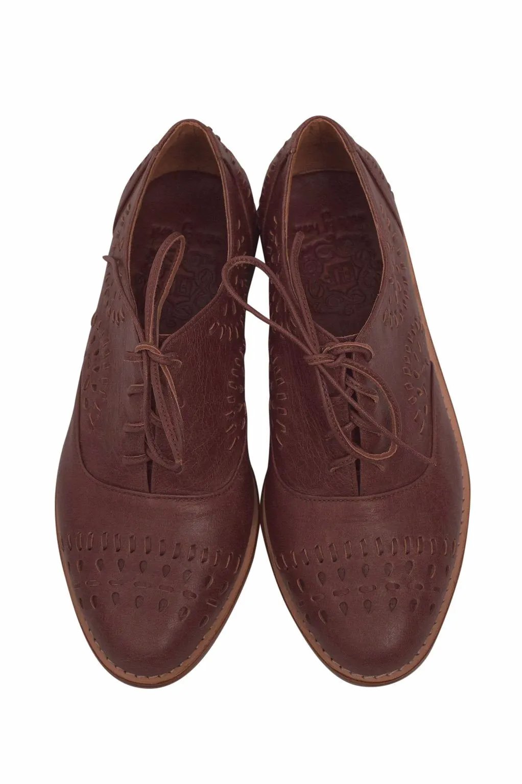 Heartbreak Leather Oxfords by ELF