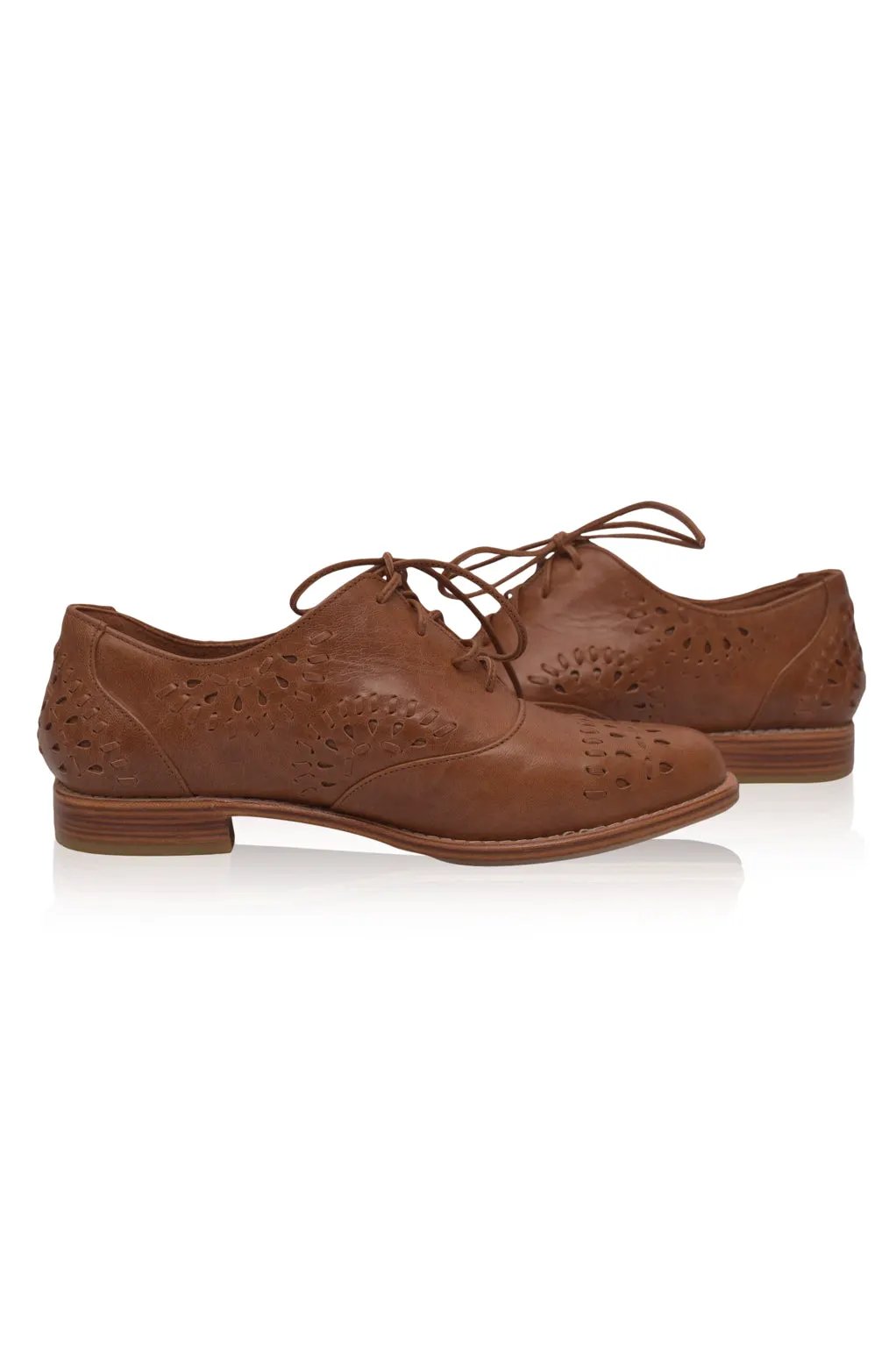 Heartbreak Leather Oxfords by ELF