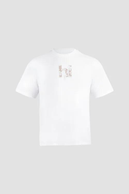Hi Flower Pattern Tee by Hideout