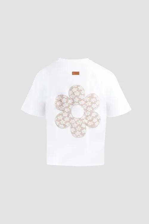 Hi Flower Pattern Tee by Hideout