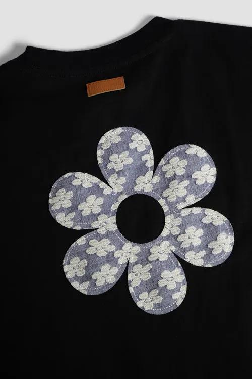 Hi Flower Pattern Tee by Hideout