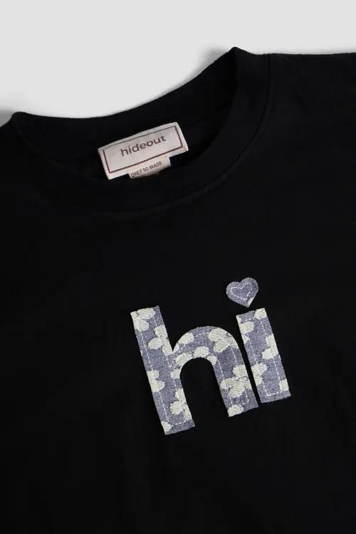 Hi Flower Pattern Tee by Hideout