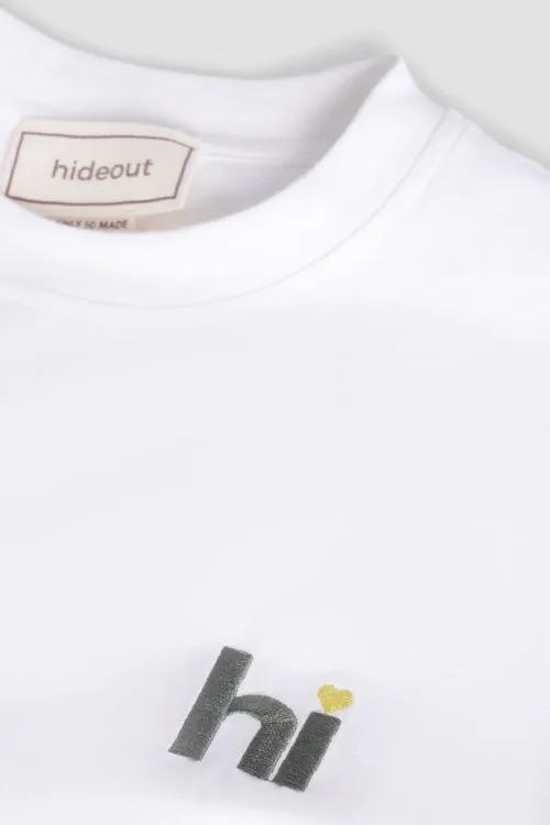 Hi Love Flowers Tee by Hideout
