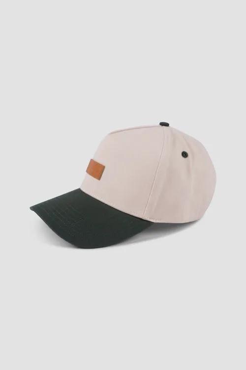 Hideout Leather Label two-tone 6-panel Dad Cap by Hideout