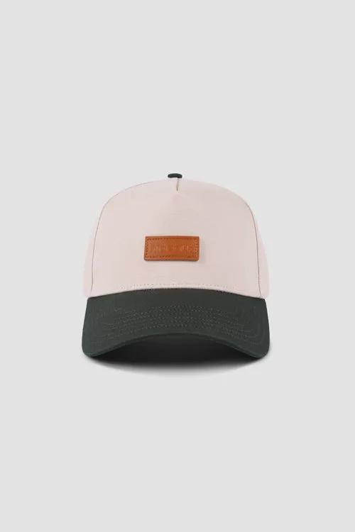 Hideout Leather Label two-tone 6-panel Dad Cap by Hideout