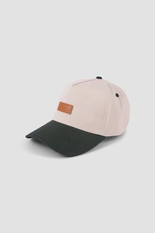 Hideout Leather Label two-tone 6-panel Dad Cap by Hideout