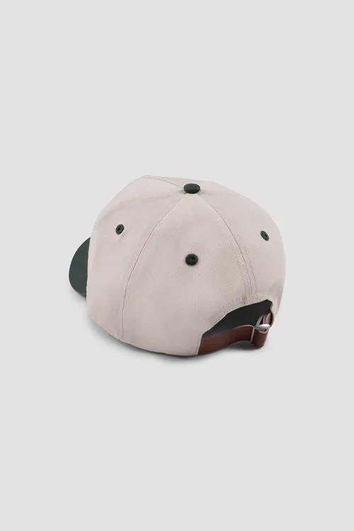 Hideout Leather Label two-tone 6-panel Dad Cap by Hideout