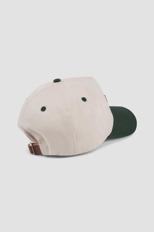 Hideout Leather Label two-tone 6-panel Dad Cap by Hideout