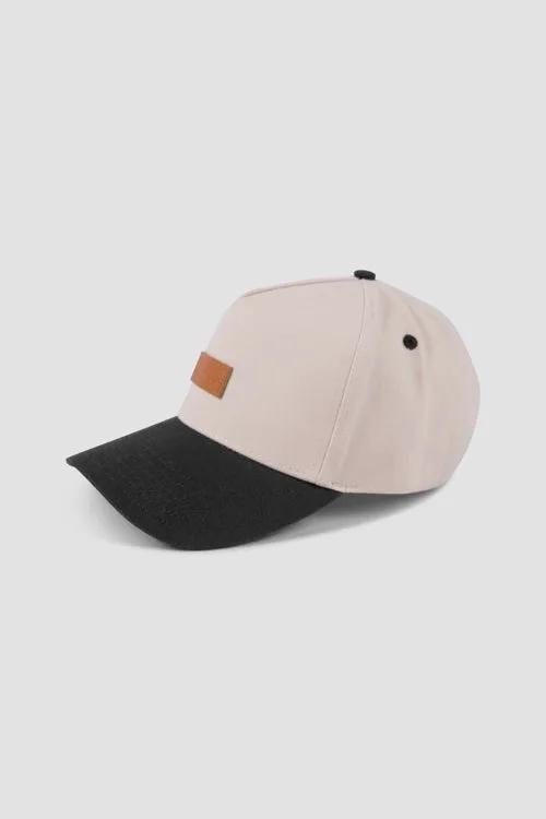 Hideout Leather Label two-tone 6-panel Dad Cap by Hideout