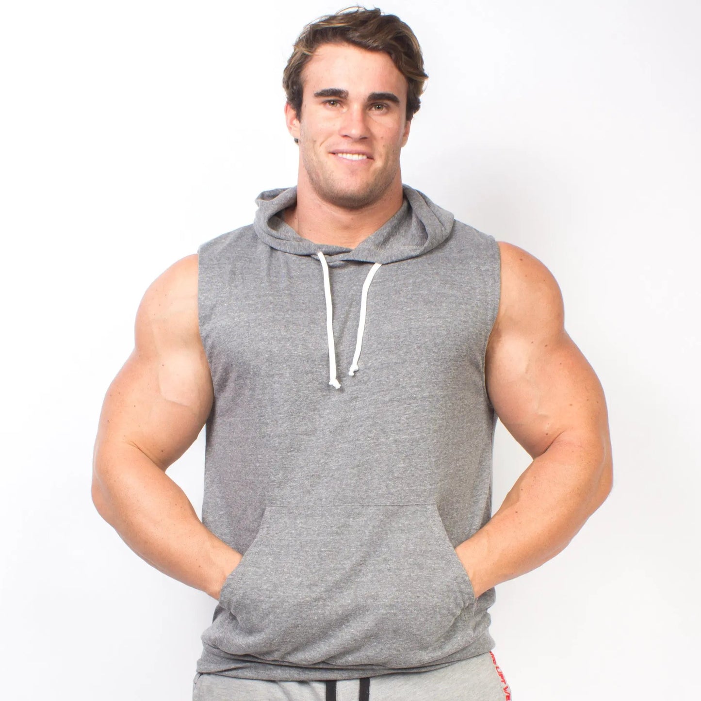3006 - Unisex Sleeveless Lightweight Hoodie by POS Wholesale