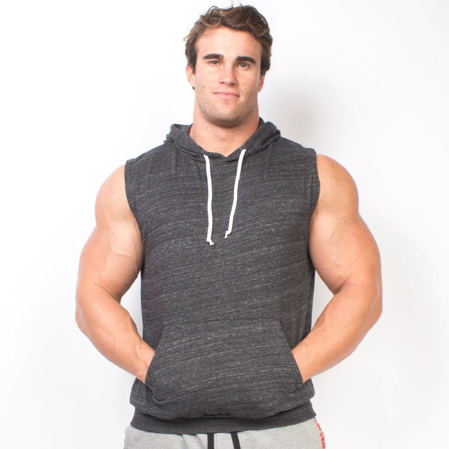 3006 - Unisex Sleeveless Lightweight Hoodie by POS Wholesale