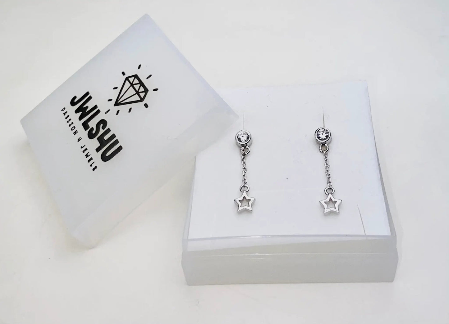 Oorhangers Maantje aan Ketting Goudkleur JE009G by Jwls4u