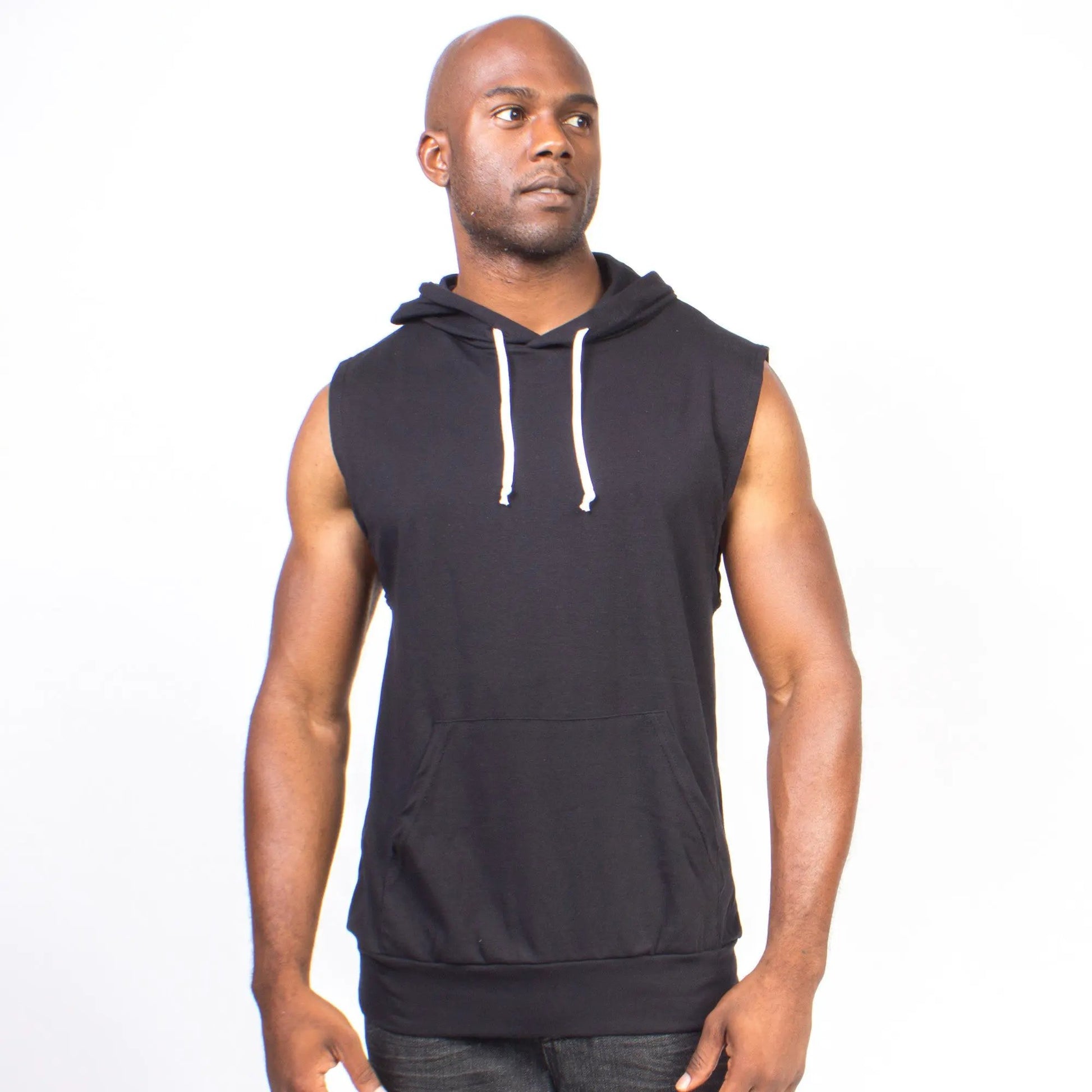 3006 - Unisex Sleeveless Lightweight Hoodie by POS Wholesale