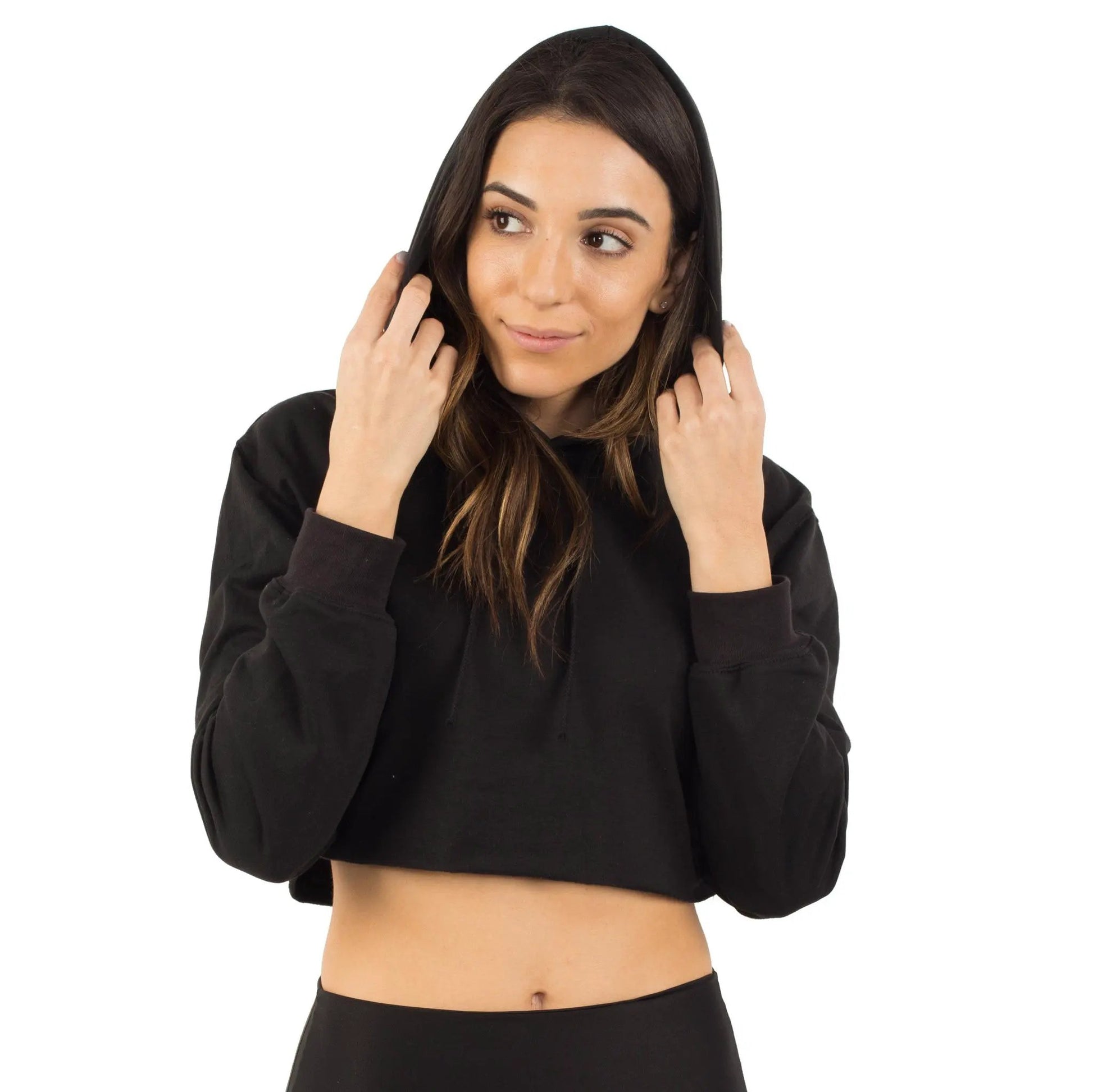 6036 - CLOSEOUT Women's Cropped Fleece Hoodie by POS Wholesale
