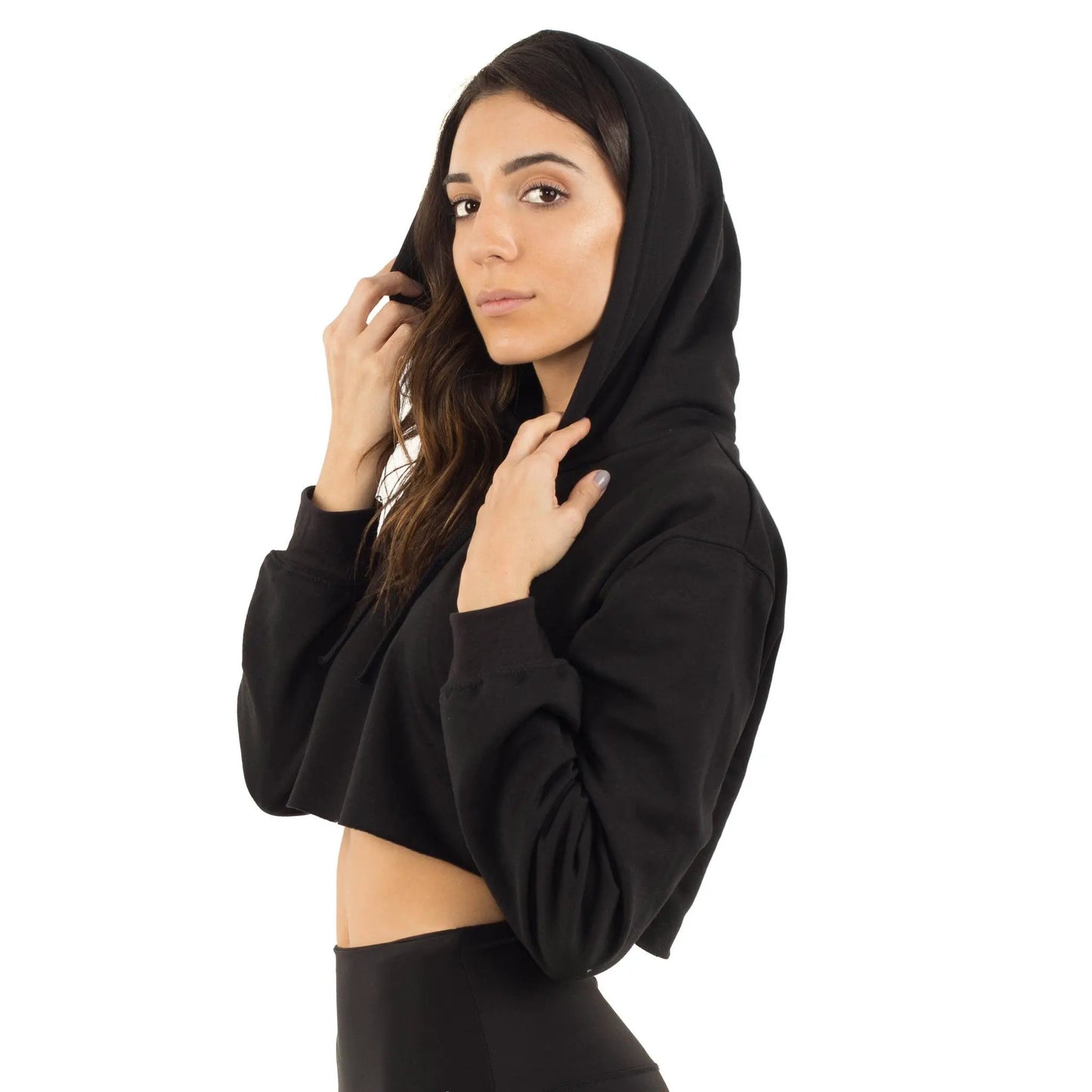 6036 - CLOSEOUT Women's Cropped Fleece Hoodie by POS Wholesale