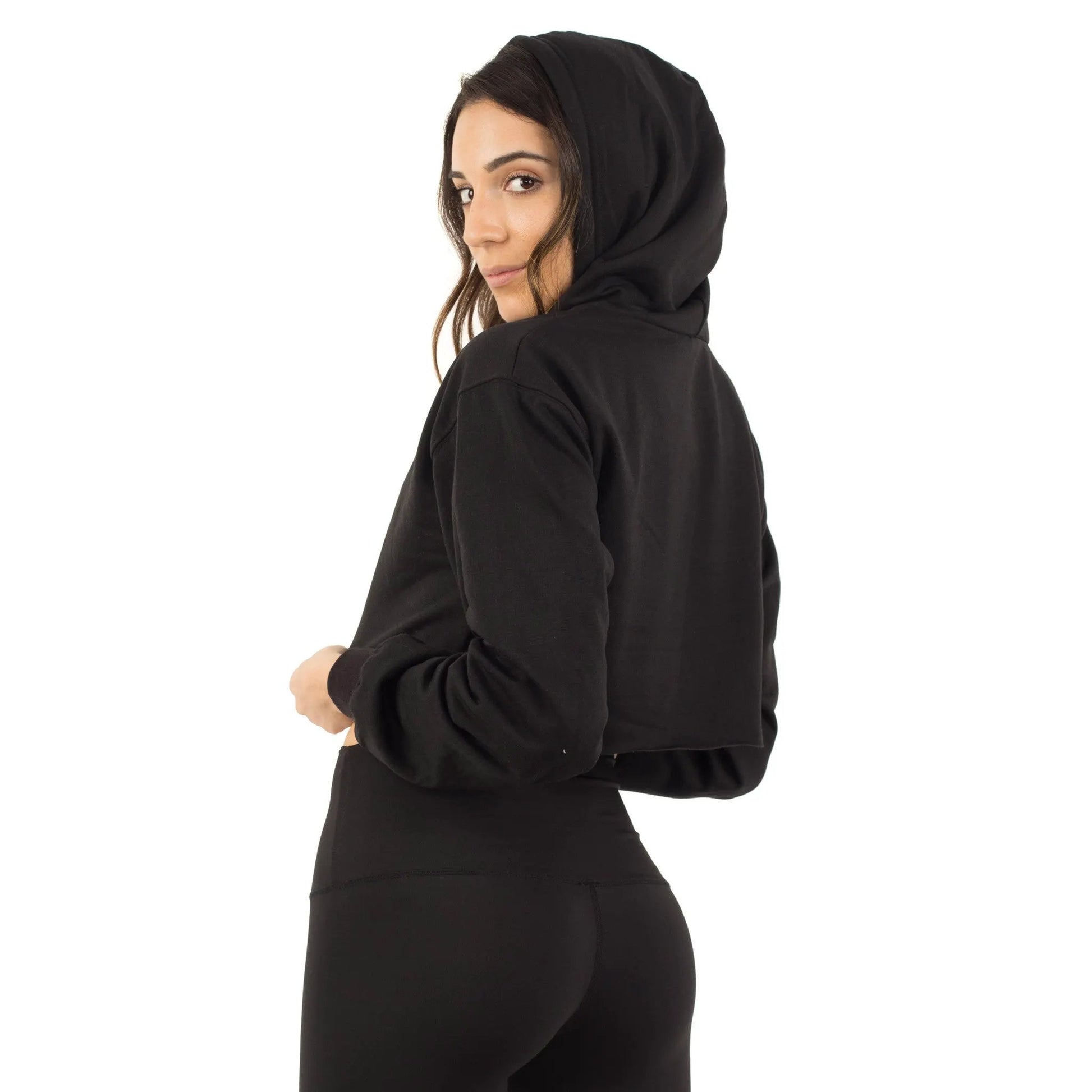 6036 - CLOSEOUT Women's Cropped Fleece Hoodie by POS Wholesale