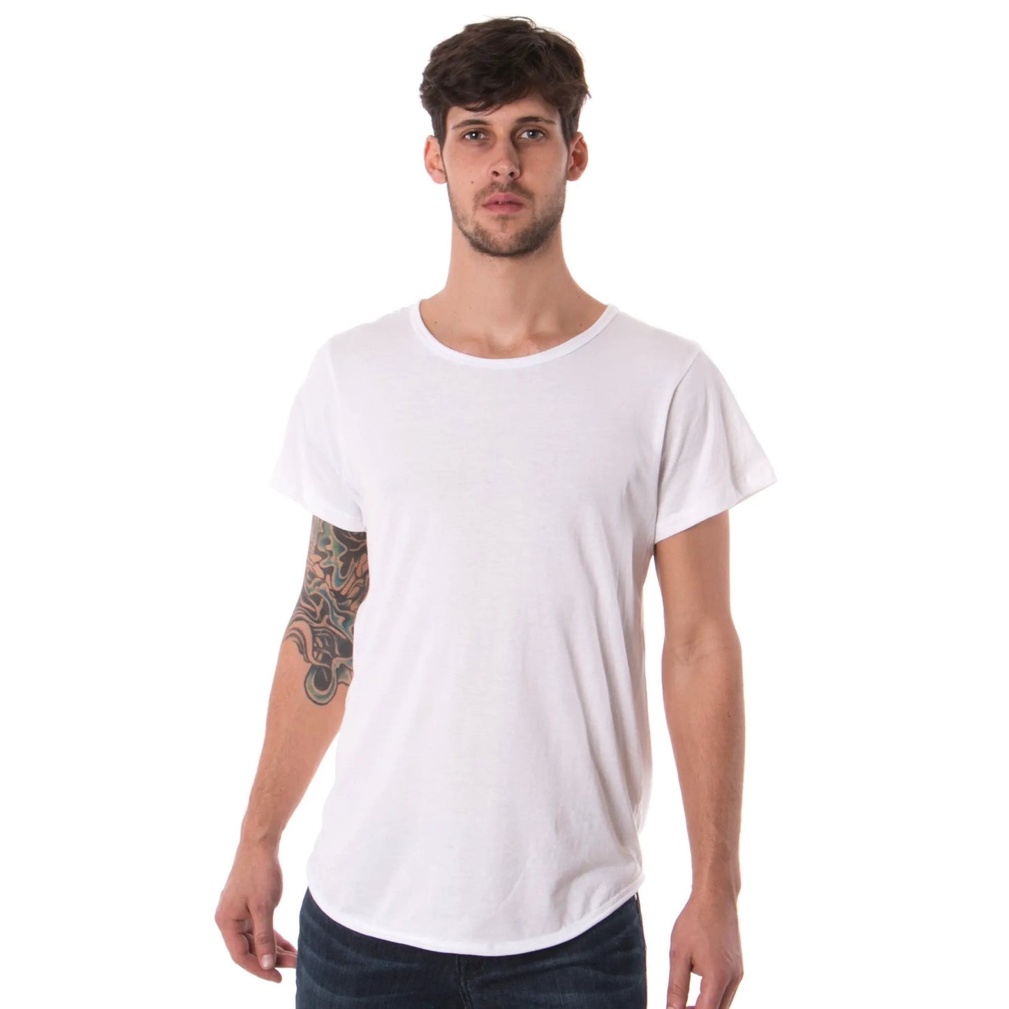 3011 - CLOSEOUT Unisex Curved Hem Tee by POS Wholesale