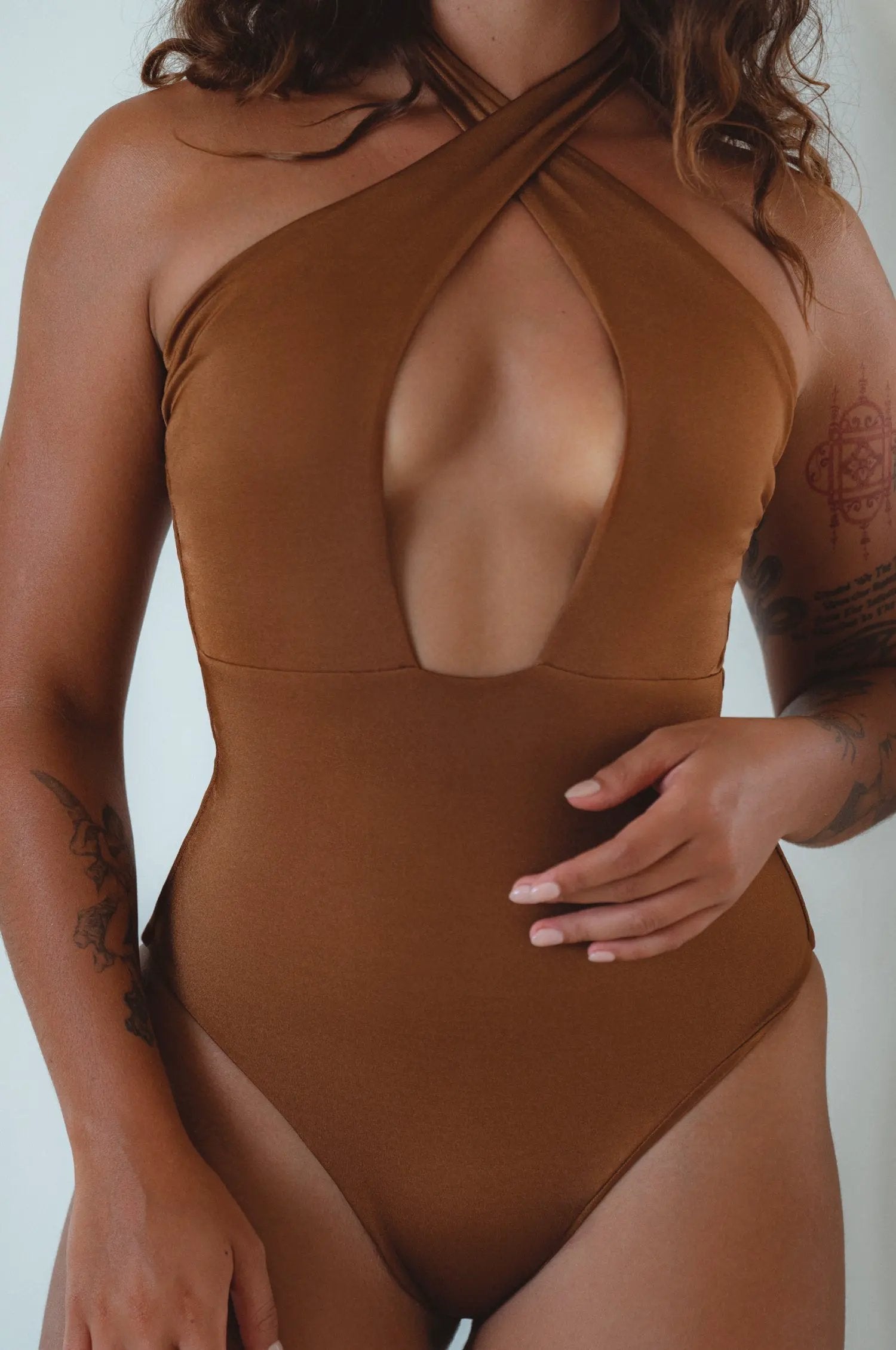 Iliana Cross-Over One Piece Swimsuit by Islabayswim