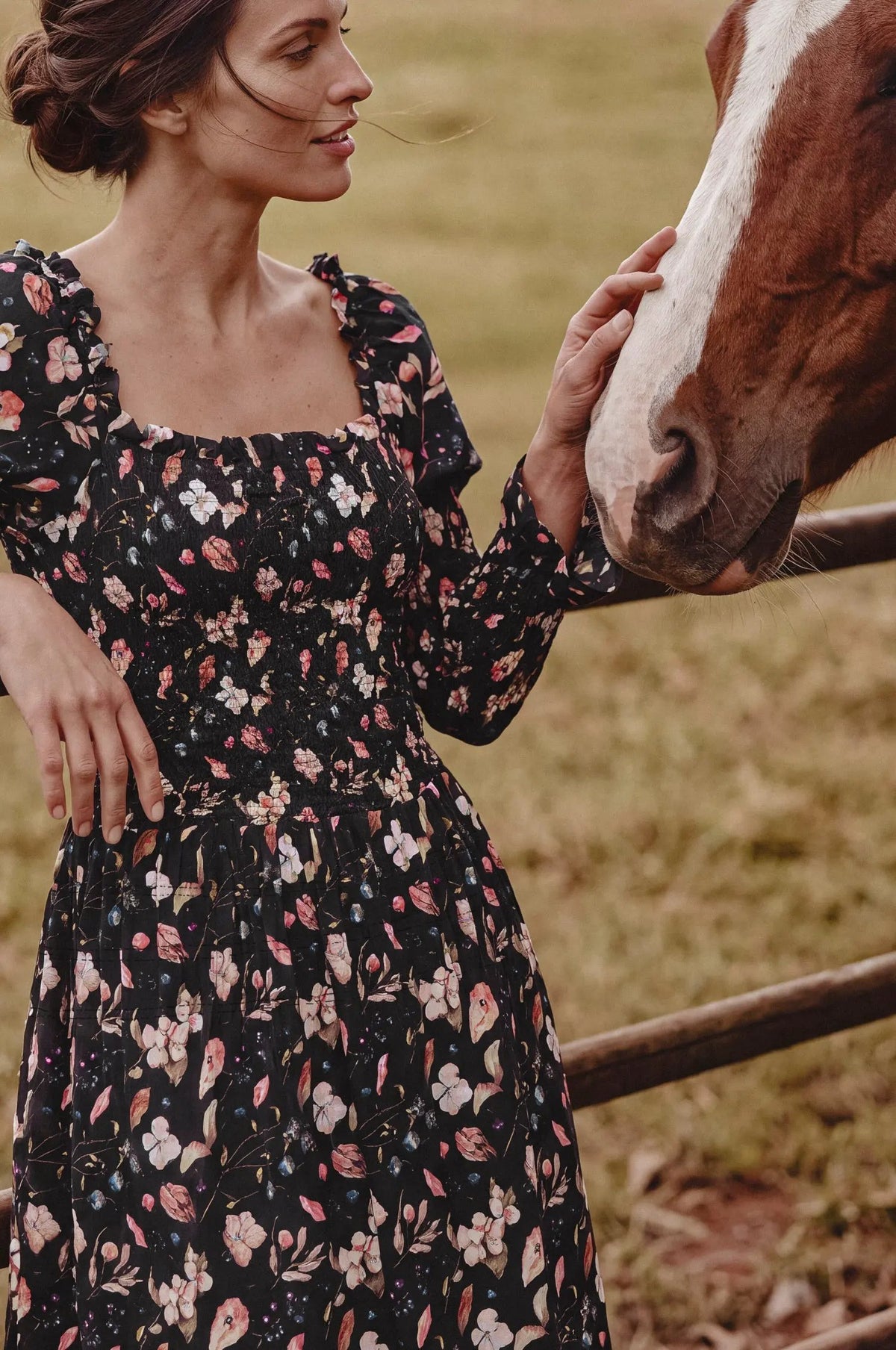 Ivy Lane Smocked Ruffle Maxi Dress by ELF