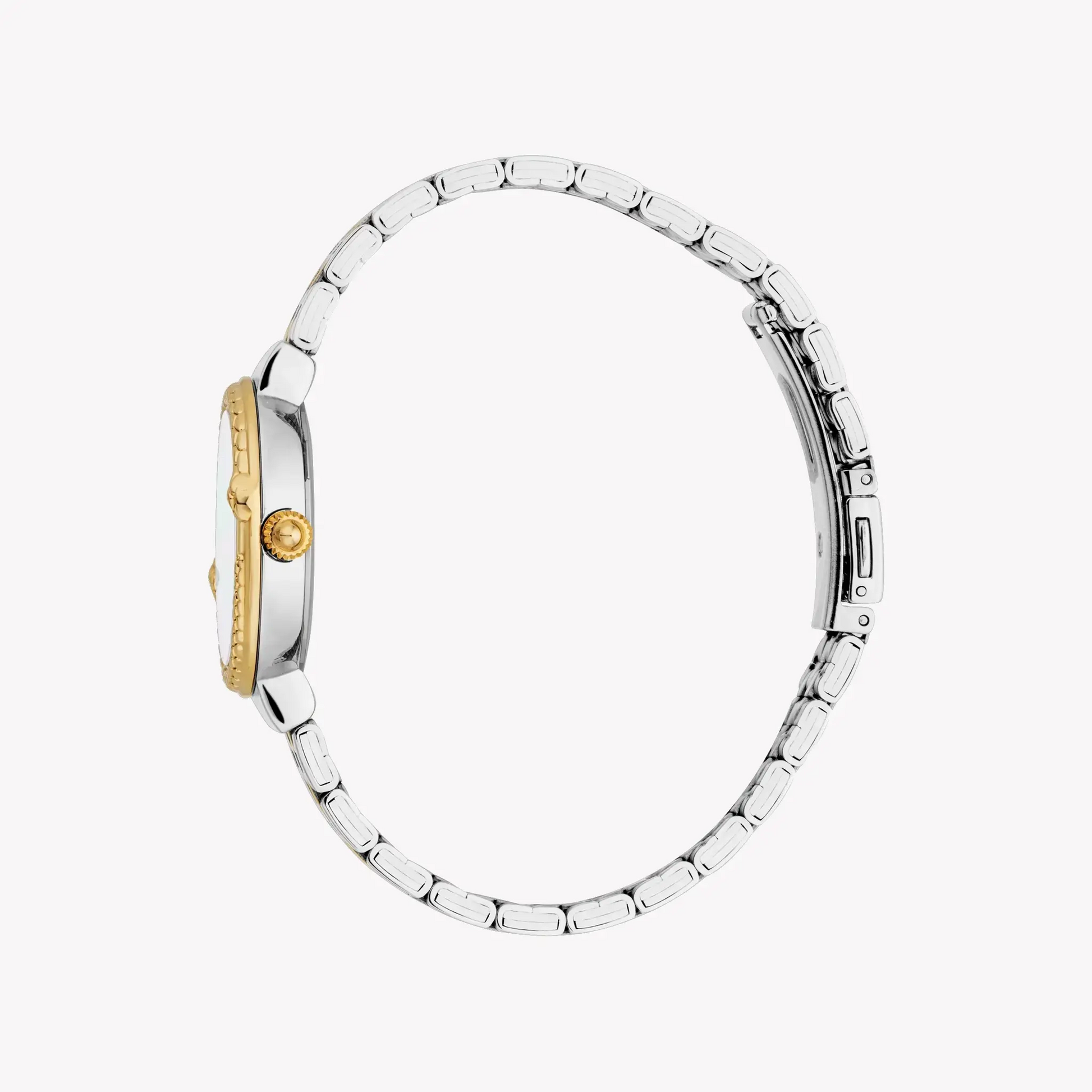 Just Cavalli Women's Two Tone Silver & Gold Watch, Mother Of Pearl Dial | Jc1l311m0055 by JUST CAVALLI