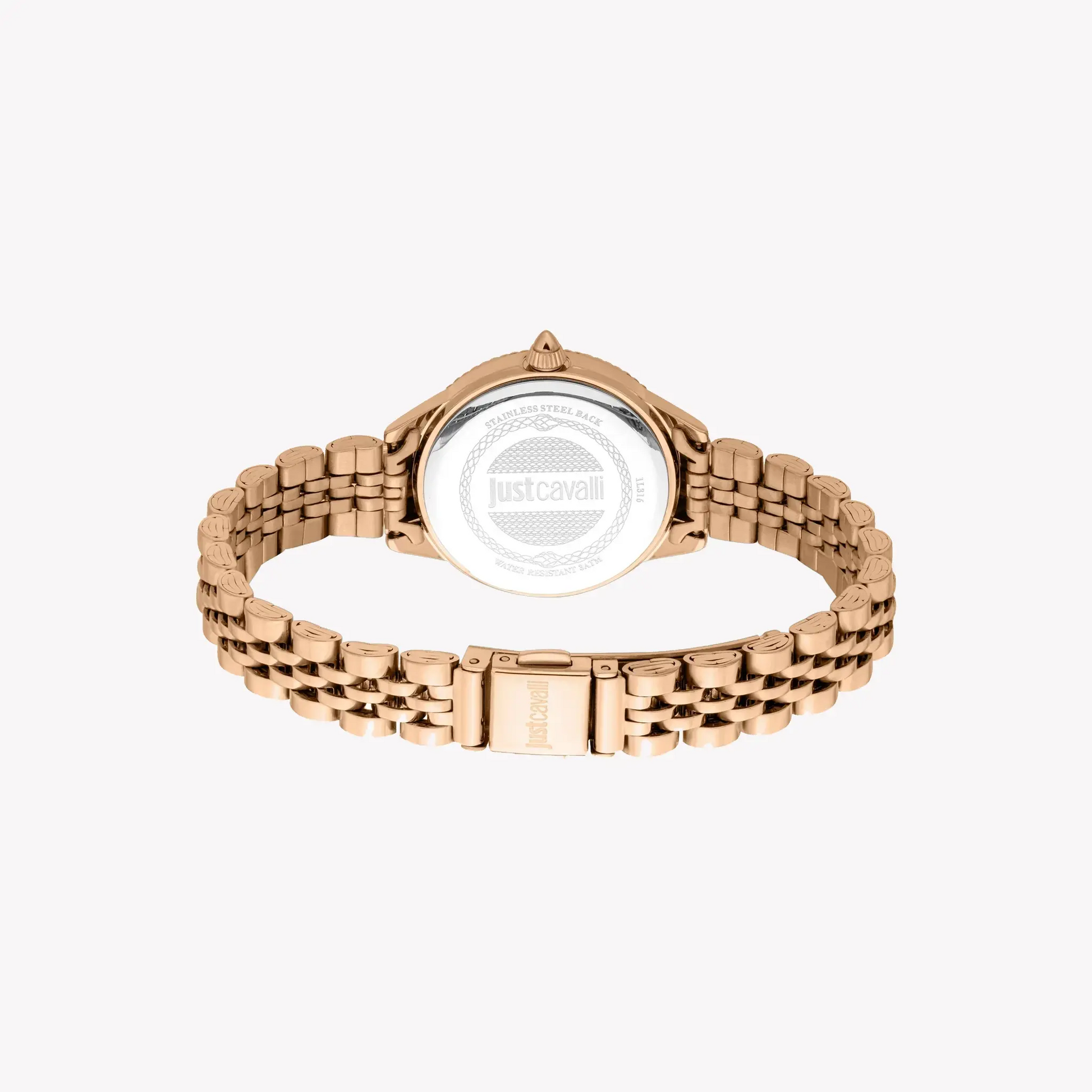 Just Cavalli Women's Rose Gold Alloy Steel Watch, Silver Dial | Jc1l316m0075 by JUST CAVALLI