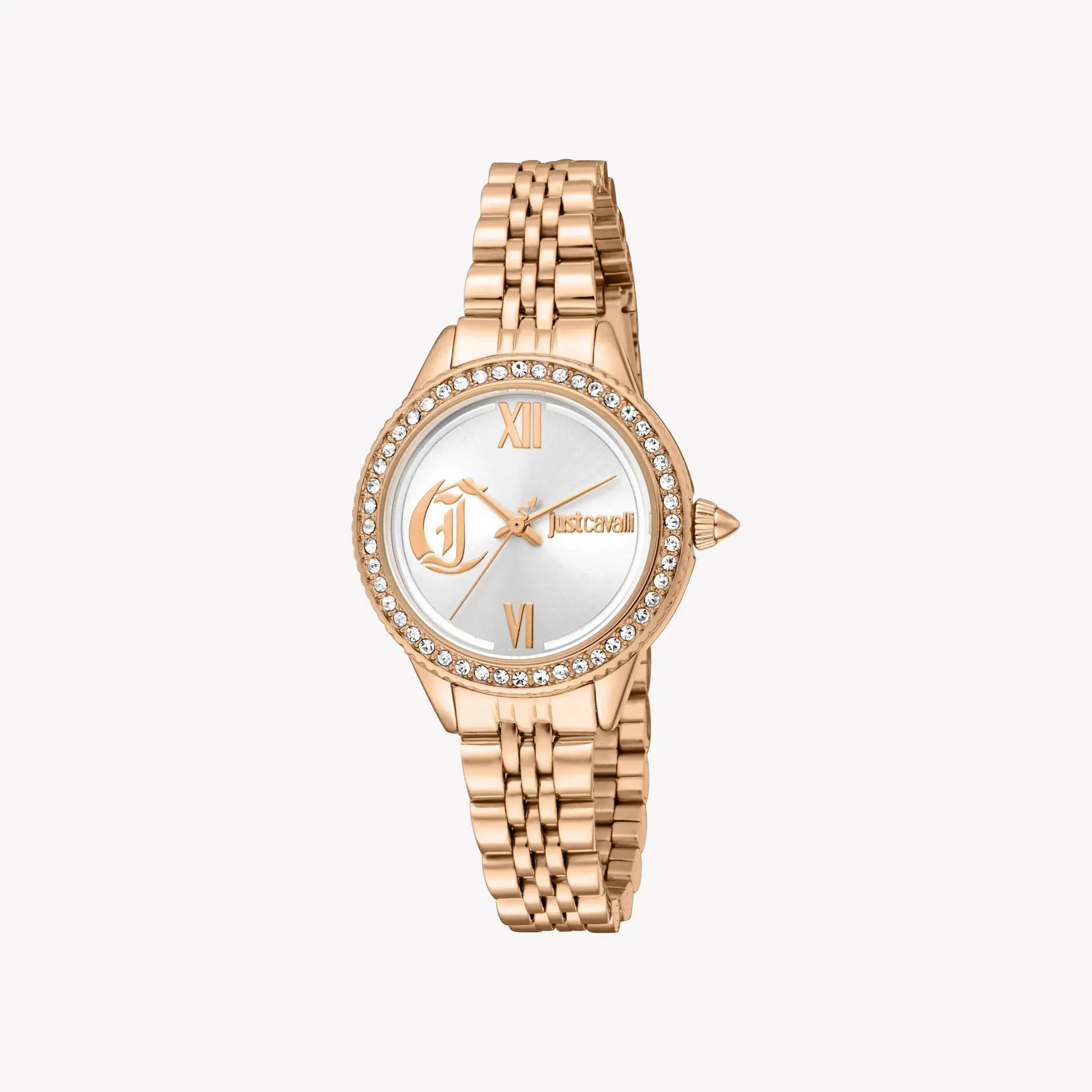 Just Cavalli Women's Rose Gold Alloy Steel Watch, Silver Dial | Jc1l316m0075 by JUST CAVALLI