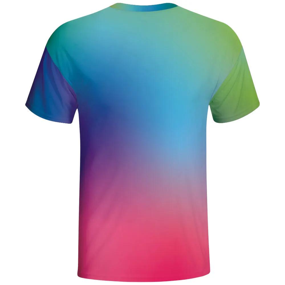 Colorful Gradient Sublimation T-Shirt by Vimost Sportswear