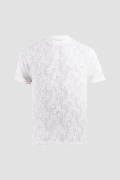 Lace Flower Tee by Hideout