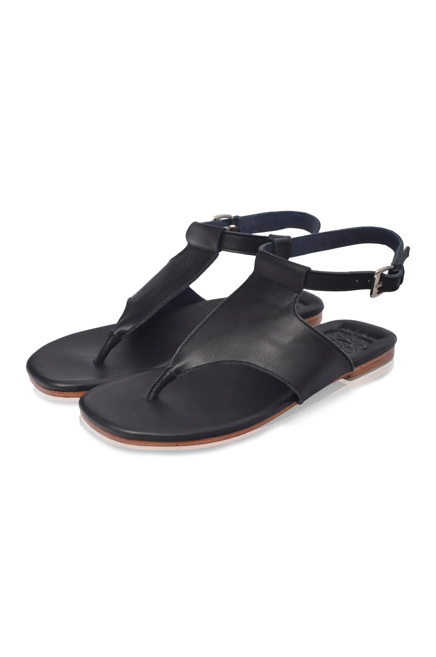 Lost in Jungle T-Strap Leather Sandals (Sz. 5 & 8) by ELF