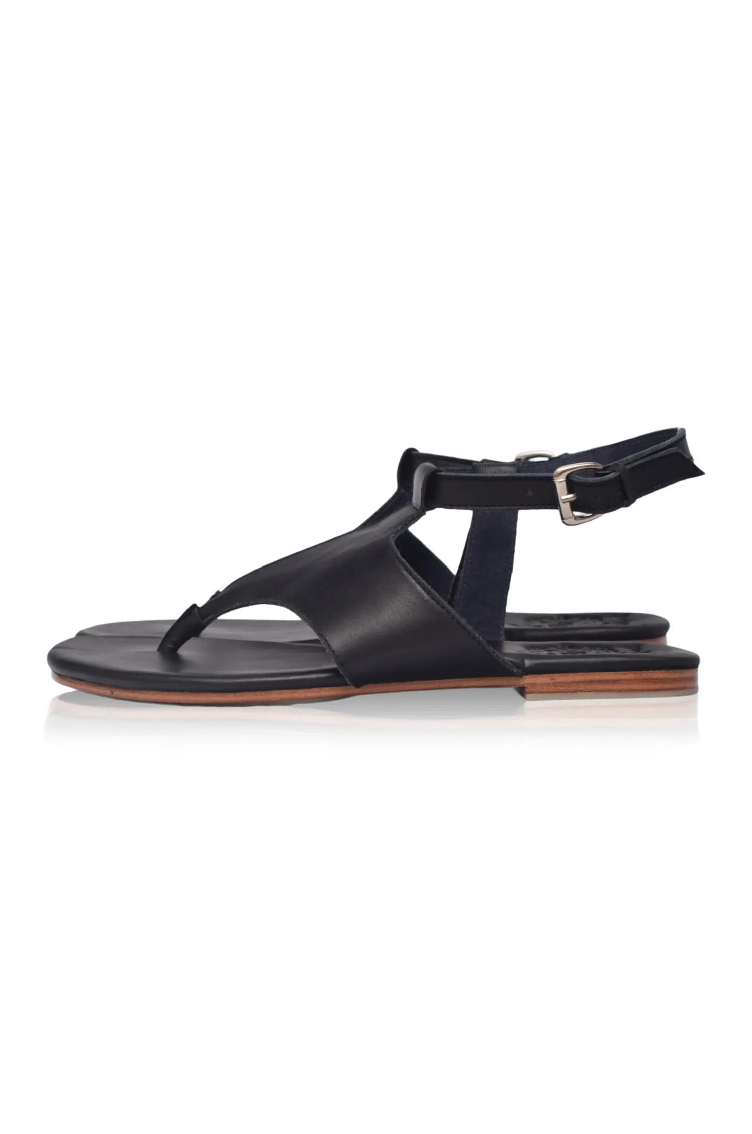 Lost in Jungle T-Strap Leather Sandals (Sz. 5 & 8) by ELF