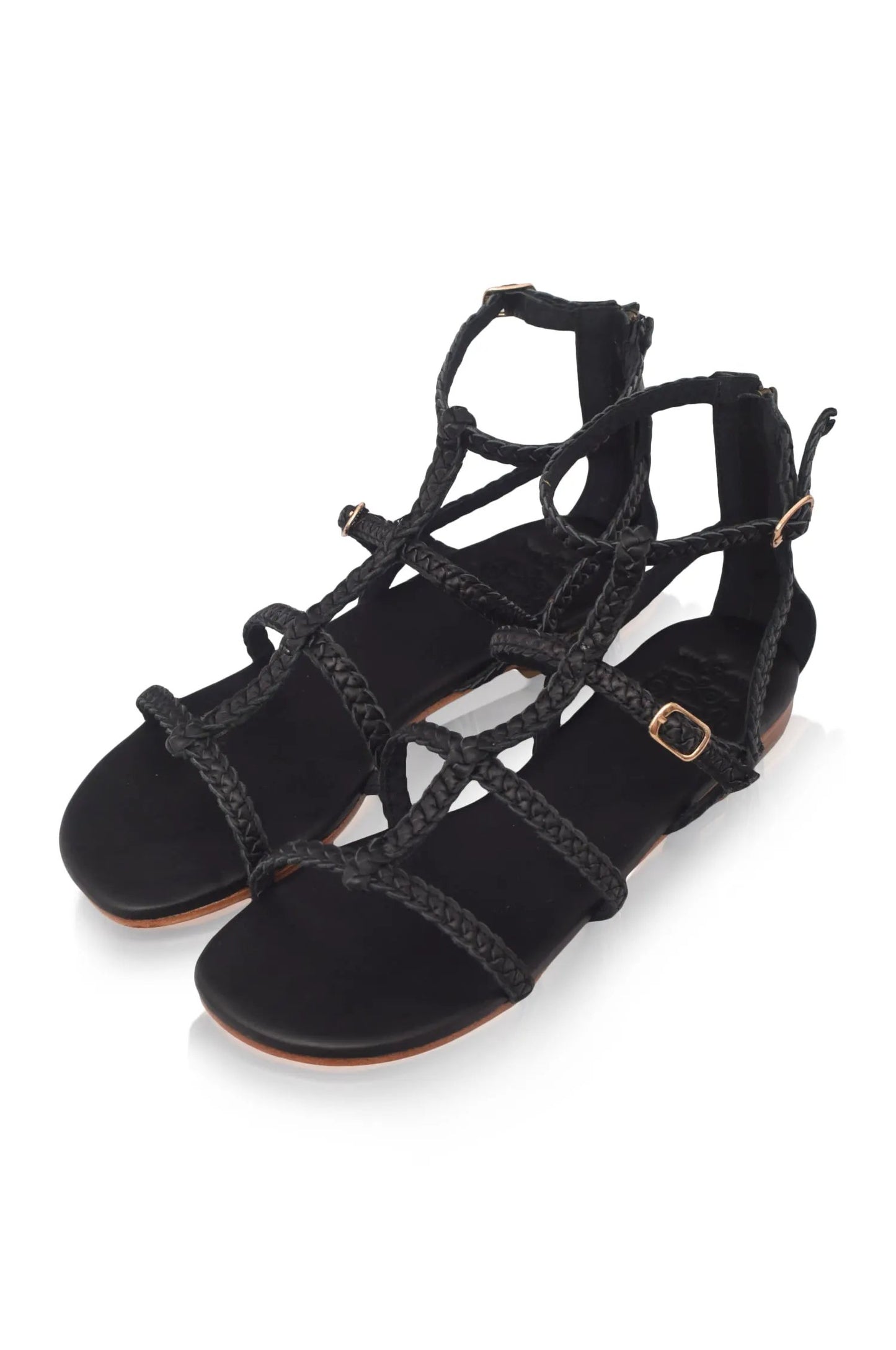 Luce Gladiator Leather Sandals by ELF