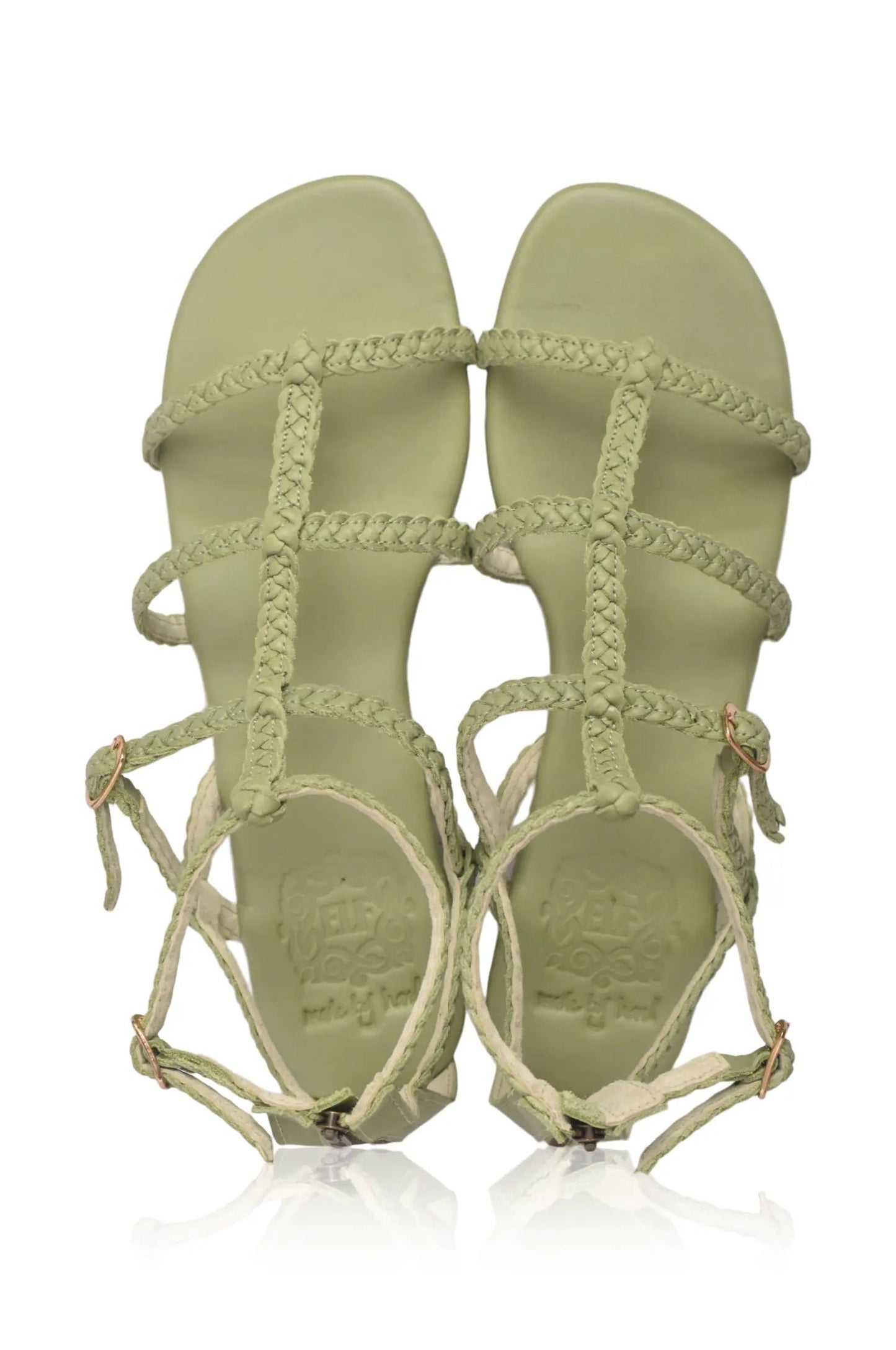 Luce Gladiator Leather Sandals by ELF